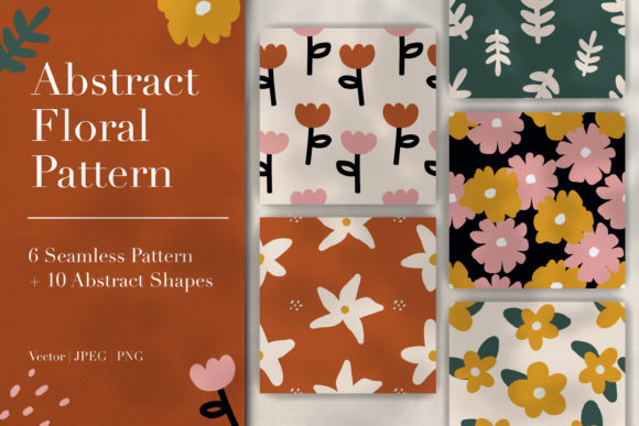 Download Abstract Floral Pattern &amp; Shapes - Pattern Collection