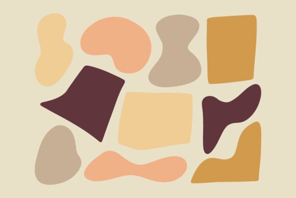 Download Earthy Abstract Organic Shape Bundle - Earthy abstract Collection