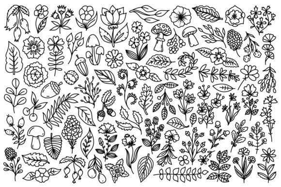 Download Nature Line Art Illustrations - Line art illustrations Collection