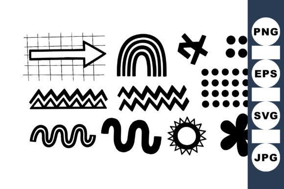 Download Abstract Shapes Clipart Set - Clipart set Collection
