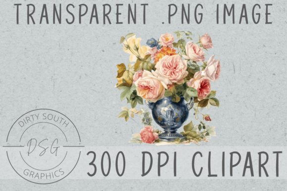 Download Watercolor Flowers in Vase Clip Art - Flowers in vase Collection