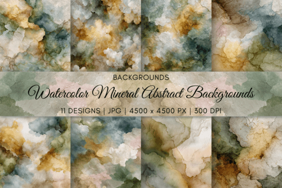 Download Watercolor Earthy Abstract Backgrounds - Earthy abstract Collection