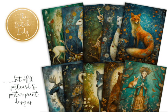 Download The Holy Forest Postcard Art Prints - Art prints Collection