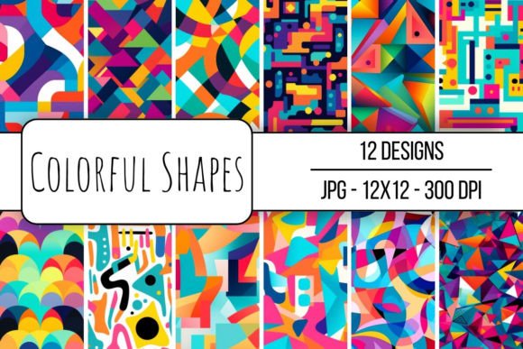 Download Colorful Shapes Seamless Pattern - Pattern Collection