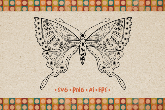 Download Butterfly SVG Line Art Illustrations - Premium Bundle
